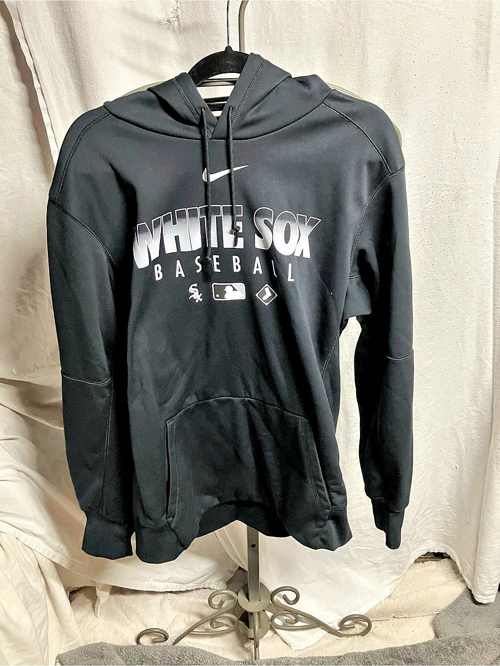 Nike Chicago White Sox Nike Authentic Collection Dri-FIT Pullover Hoodie